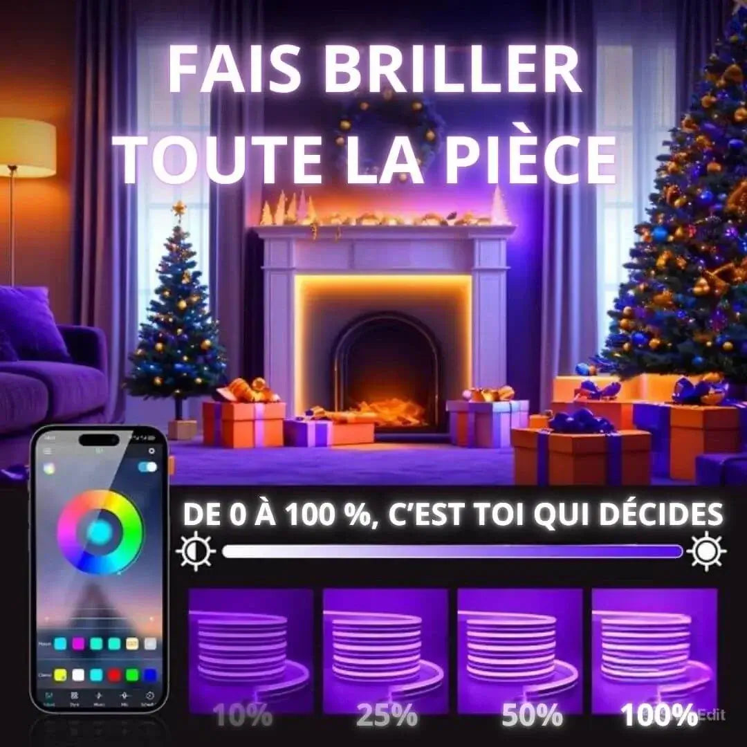 Neon Led Light NeoGlow™ : Une bande lumineuse intelligente et élégante