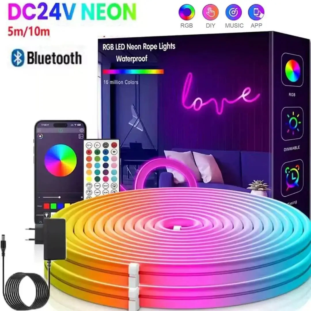 Neon Led Light NeoGlow™ : Une bande lumineuse intelligente et élégante