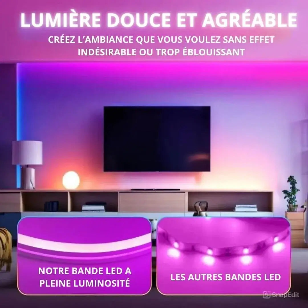 Neon Led Light NeoGlow™ : Une bande lumineuse intelligente et élégante