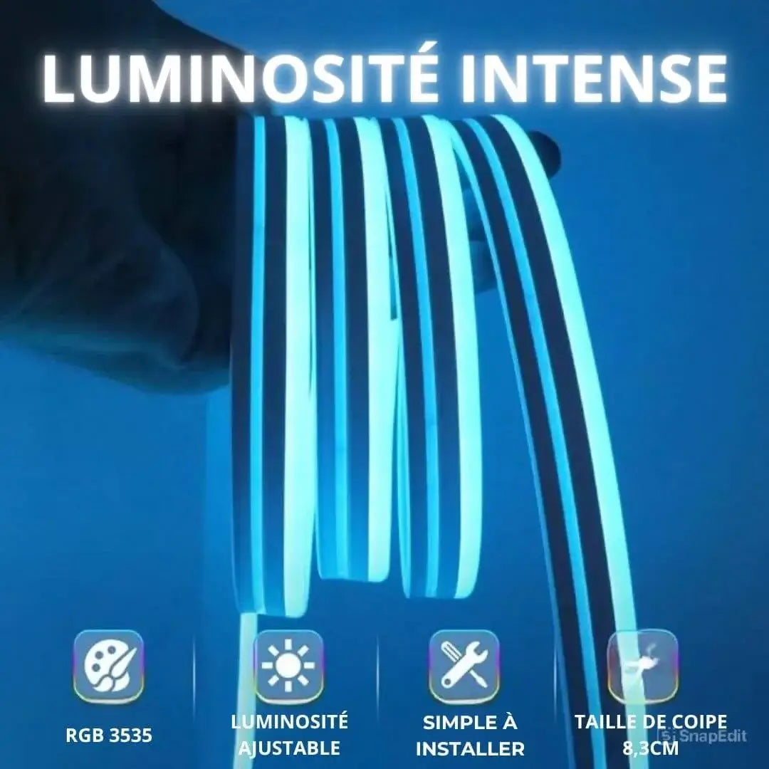 Neon Led Light NeoGlow™ : Une bande lumineuse intelligente et élégante