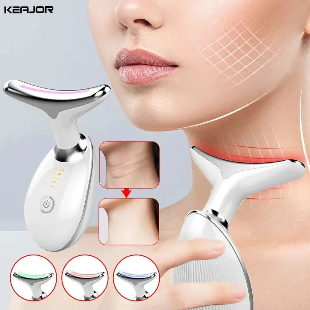 EMS Facial Massager 3-en-1 : Massage, Anti-rides & Anti-âge