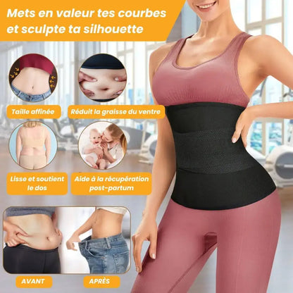 Pack Minceur : Ceinture Gainante + Crème Amincissante