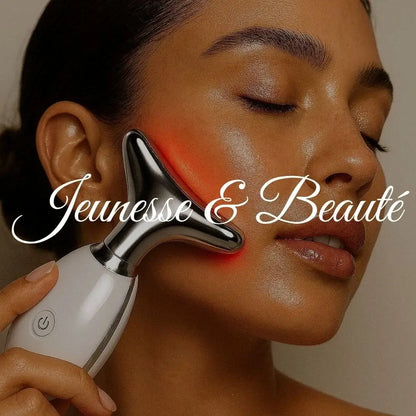 EMS Facial Massager 3-en-1 : Massage, Anti-rides & Anti-âge