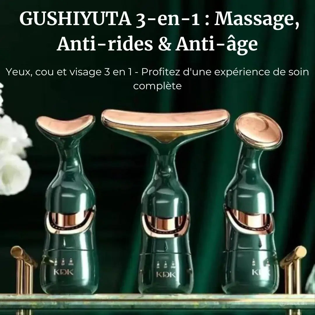 Pack Anti-âge : GUSHIYUTA 3-en-1 + Serum Vitamine C