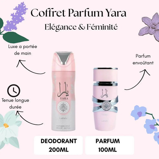Coffret Parfum Yara Elégance & Féminité
